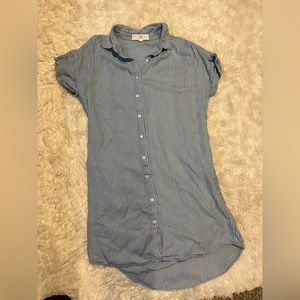 Thread Supply Striped Shirt Dress
